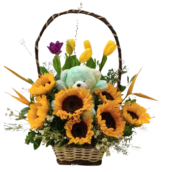 Canasta floral